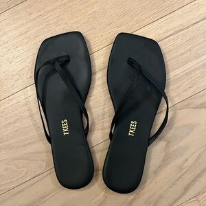 SOLD Tkees Square Toe Flip Flops
